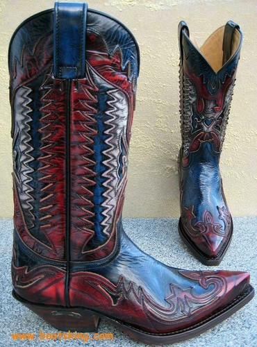 Sendra boots 3840 rosso blu - sendra,