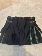 Black Cotton Irish Tartan