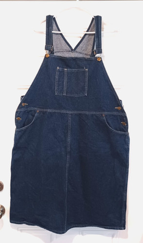Gonna salopette donna denim