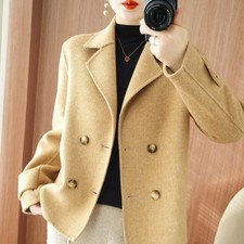 Cappotto lana double face