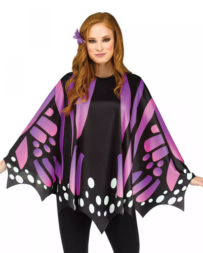 Poncho ali farfalla - poncho,
