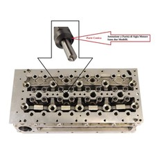 Testata Fiat Iveco 2.3cc Euro 3/4 Iniettore Conico D_20 Completa Molle e Valvole