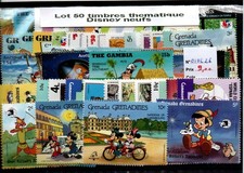 Lot timbres thematique "