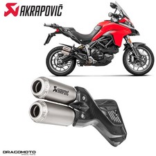 Scarico DUCATI MULTISTRADA 1200 S ABS Enduro Pro 2018 AKRAPOVIC Titanio S-D9S...