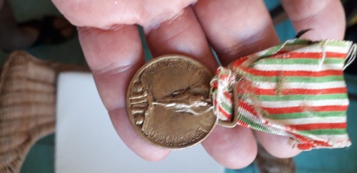 Militaria medaglia bronzo - militaria,