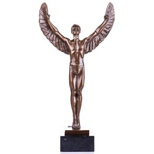 SCULTURA BRONZO ICARO BASE