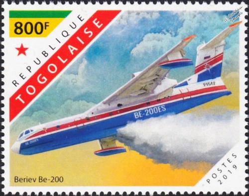 Timbro aereo barca volante