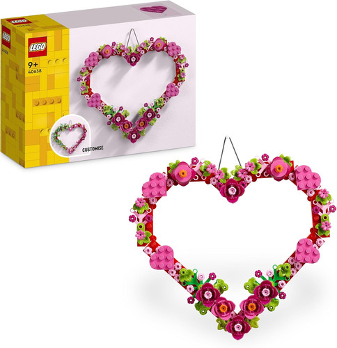 Lego cuore ornamento - lego,