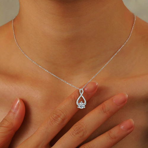 Collana infinity ct - ct, taglio