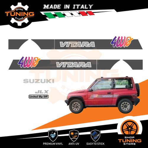Kit adesivi auto suzuki vitara - adesivi,