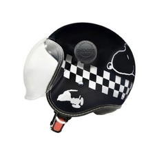 Casco snoopy jet - jet, shield