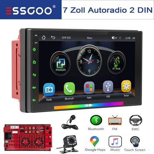 Autoradio pollici bluetooth - 7,