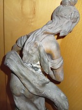 Scultura Di Donna Le Libellule, par Aug.Moreau Medaille d'Or Leggi Bene!