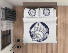 Foglio scheletro 3D dipinto a