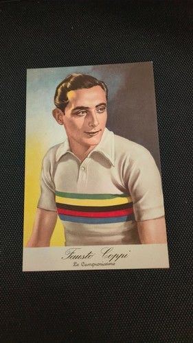 Cartolina fausto coppi - coppi, le