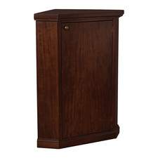 PORTA TELEFONO AD ANGOLO MOD TEDESCO IN LEGNO ARTE POVERA NOCE SCURO