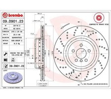 1 disco freno Brembo asse