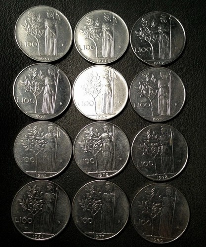 Lotto monete italia 100 lire - lotto,