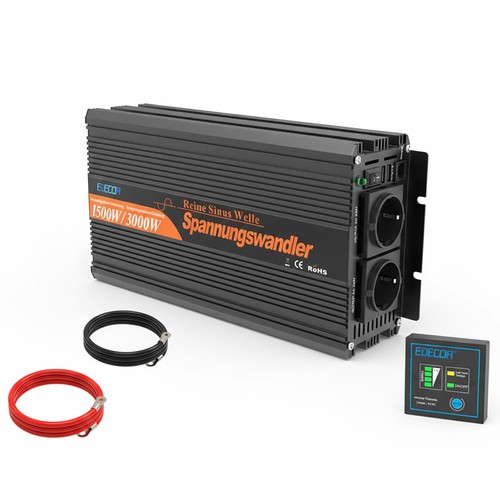 Edecoa inverter onda pura - pura, 12v