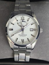 Orient Star RE-AU0006S00B, bianco, 39 mm, set completo