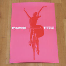 PNEUMATICI PIRELLI poster manifesto pubblicitario Massimo Vignelli Bicicletta