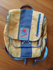 ZAINO INVICTA SCHOOL GIALLO VINTAGE ANNI 80 90 RARO