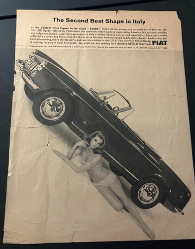 Fiat 1500 spider 1965 seconda - 1965, "seconda