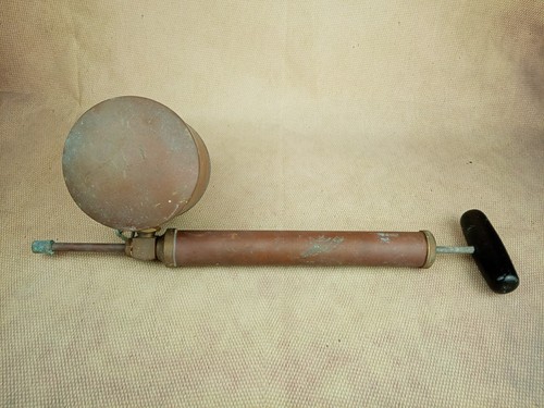 Vintage copper hand pump - copper, hand‑pump