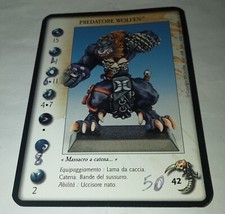 RACKHAM CONFRONTATION Carta Predatore Wolfen