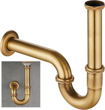 Sifone a P in Ottone per