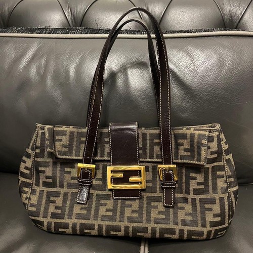Fendi auroch zucca handbag - auroch,