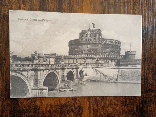 Cartolina roma castel - cartolina,