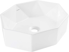 Elegante lavandino con vaso