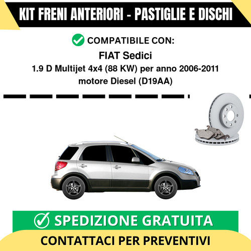 Kit freni anteriori pastiglie - kit, (pastiglie