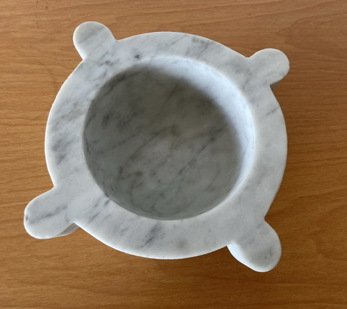 Mortaio marmo bianco - marmo, cm