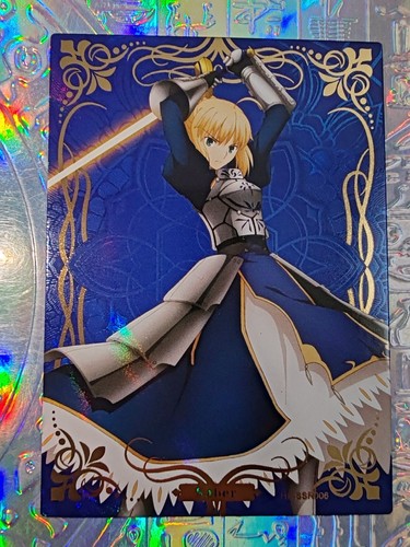 Card fate stay night saber - card,