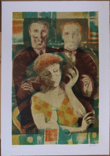 Remo squillantini litografia - remo,
