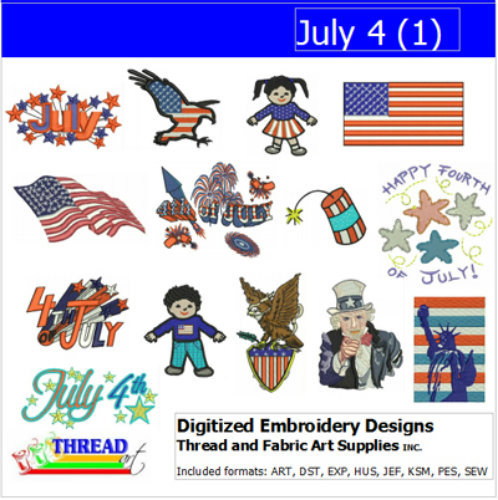 Set disegno ricamo - , luglio