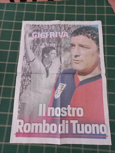 Poster gigi riva corriere - gigi,