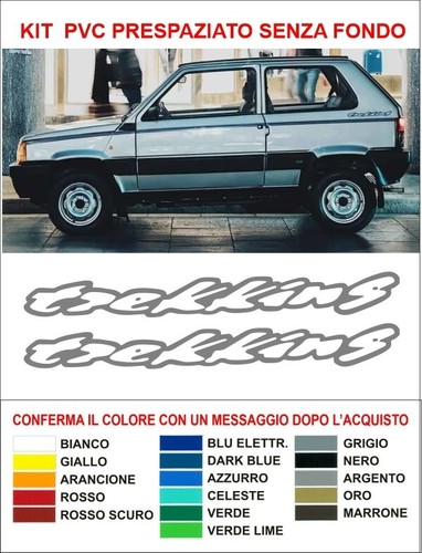 Coppia adesivi fiat panda - fiat,
