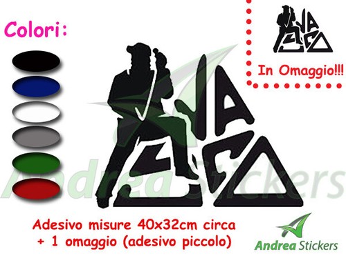 Adesivo vasco rossi logo - vasco,
