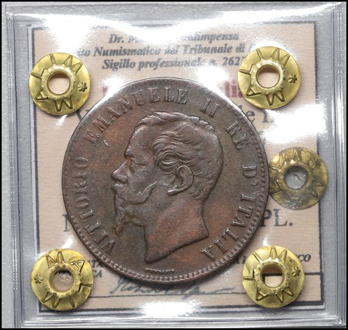 Regno italia centesimi - d'italia, 10