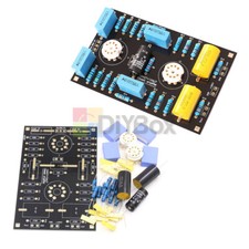 Scheda preamplificatore valvolare hifi 12AX7 / 12AU7 base fai da te su circuito Marantz 7