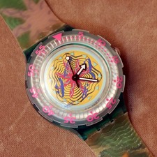 Swatch Scuba 200 Sea Floor SDN108 Vintage 1991 - Con custodia e documenti