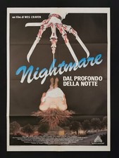 NIGHTMARE DAL PROFONDO DELLA NOTTE poster manifesto Craven Elm Street Horror C46