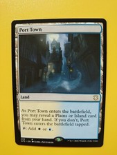 MTG Card. Port Town AFC rare