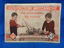 MECCANO AMI - Manuale illustrato 1-2 pagine 84 - anno 1940