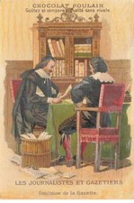 Carte Ao #AL000278 Chocolat Puledro Giornalisti E Gazetiers Fondotinta