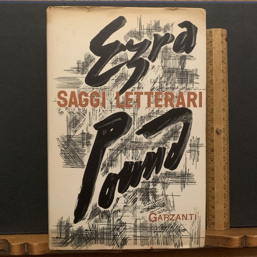 Ezra pound saggi letterari - pound,