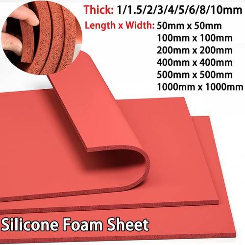 Foglio gomma silicone schiuma